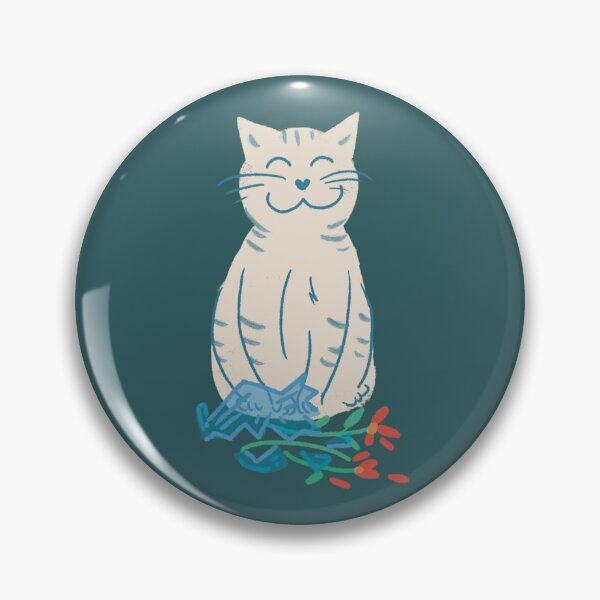 Item preview, Good Luck White Cat  designed and sold by DanuskaArt.