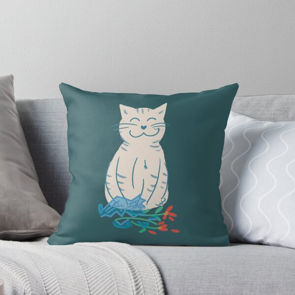 Item preview, Good Luck White Cat  designed and sold by DanuskaArt.