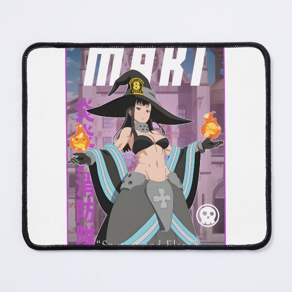 Item preview, Maki Oze Fire Force Anime Character Illustration Design designed and sold by munirzmax7.