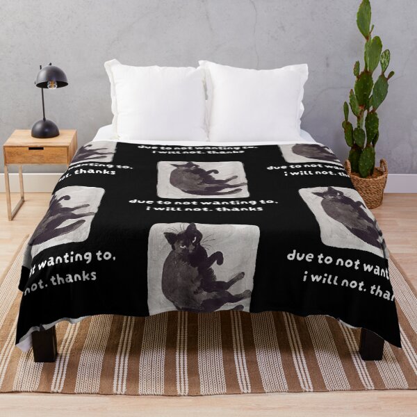 Item preview, Due To Not Wanting To Cat Refusal Quote designed and sold by RDGNR.