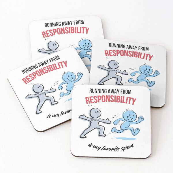 Item preview, Running Away From Responsibility Is My Favorite Sport Funny Meme  designed and sold by Specialdesign10.