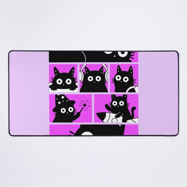 Item preview, Little Black Cat Parade designed and sold by DibujandoPorfa.