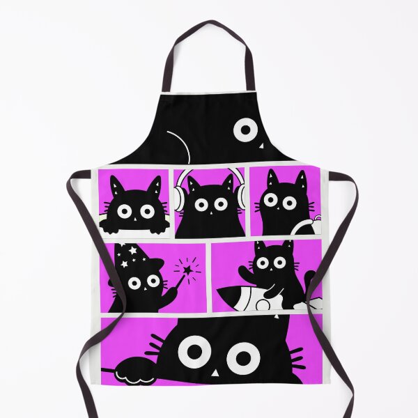 Item preview, Little Black Cat Parade designed and sold by DibujandoPorfa.