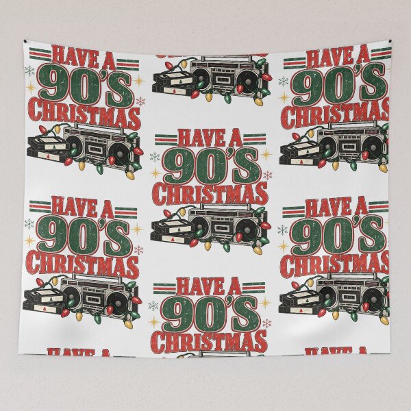 Item preview, Have A 90s Christmas Retro Boombox Holiday designed and sold by RDGNR.