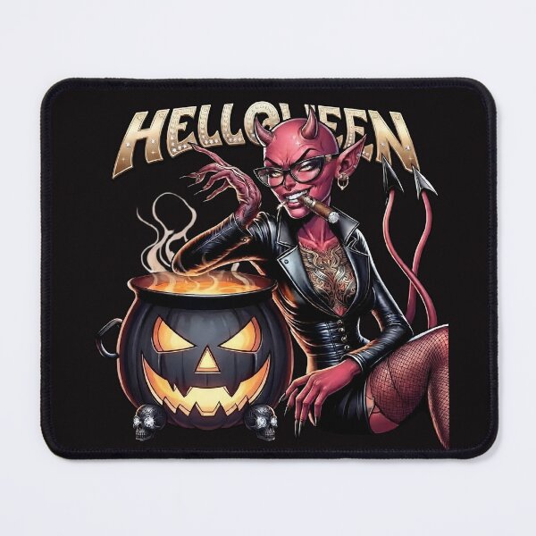 Item preview, Halloween She Devil Cigar Cauldron Pumpkin designed and sold by Voodoo Store Paranormal Collections.