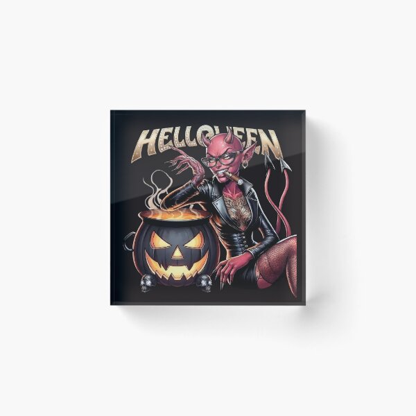 Item preview, Halloween She Devil Cigar Cauldron Pumpkin designed and sold by Voodoo Store Paranormal Collections.