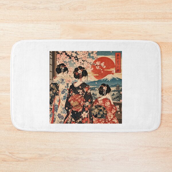 Item preview, Japanese Women Under Cherry Blossoms designed and sold by RetroPop23.