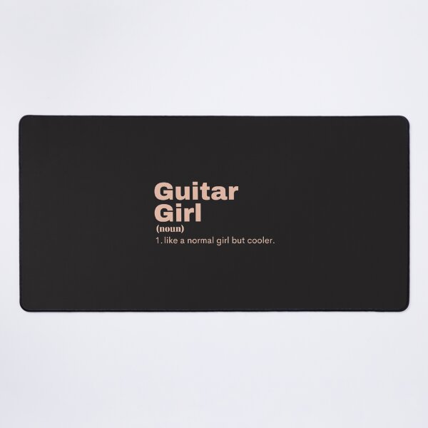 Item preview, Girl Playing Guitar Artistic Illustration Music Lover Design designed and sold by Mosca Studio.