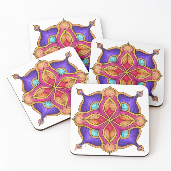 Item preview, Eternal Geometric Floral Mandala Harmony  designed and sold by Anas Arts.