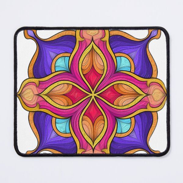 Artikelvorschau, Ewige geometrische florale Mandala-Harmonie entworfen und verkauft von Anas Arts.