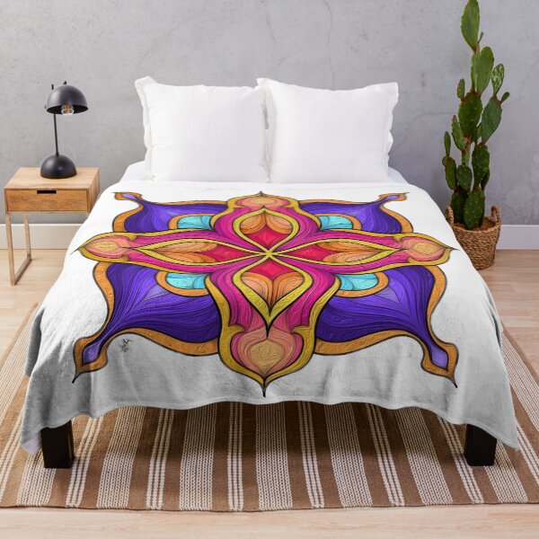 Item preview, Eternal Geometric Floral Mandala Harmony  designed and sold by Anas Arts.
