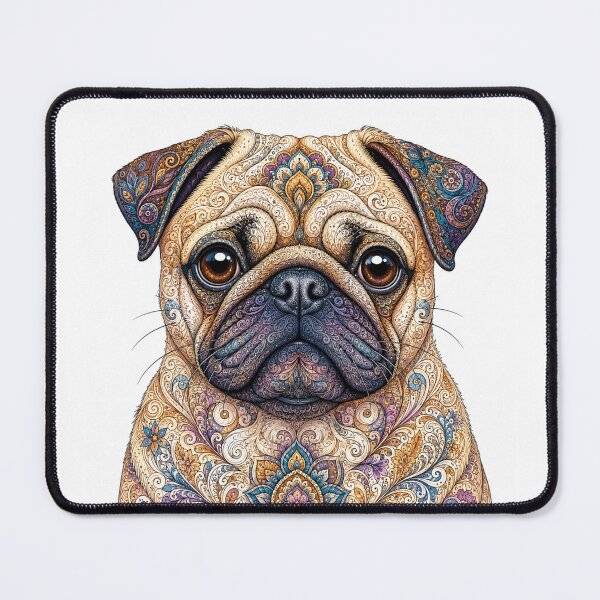 Item preview, Intricate Pug designed and sold by PaintedbyCarol.