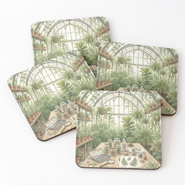 Item preview, Botanist Greenhouse Studio - Vintage Plant Watercolor Notebook designed and sold by MissoStudio.