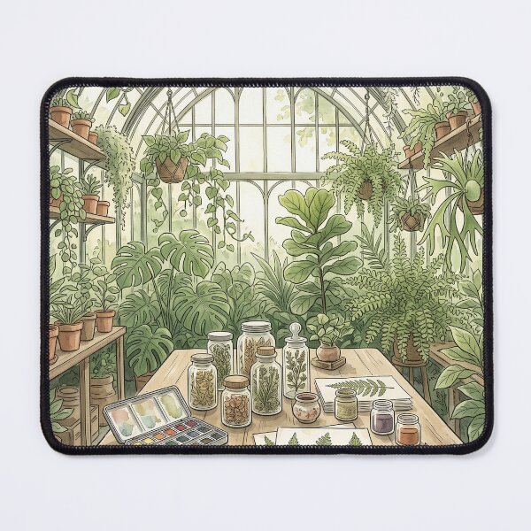 Item preview, Botanist Greenhouse Studio - Vintage Plant Watercolor Notebook designed and sold by MissoStudio.