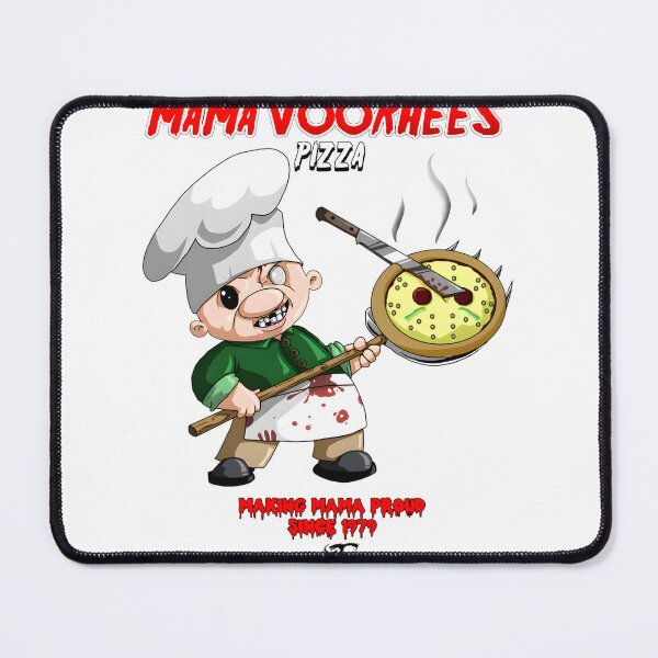 Item preview, Mama Voorhees Enjoying Pizza Horror Movie Inspired Design designed and sold by SkyIsShook.