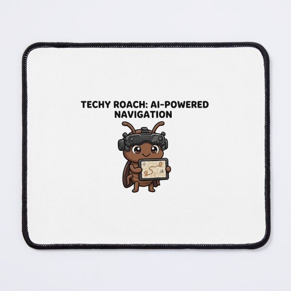 Item preview, Techy Roach AI Powered Navigation - Tech & Coder Humor Sticker designed and sold by ismai6.