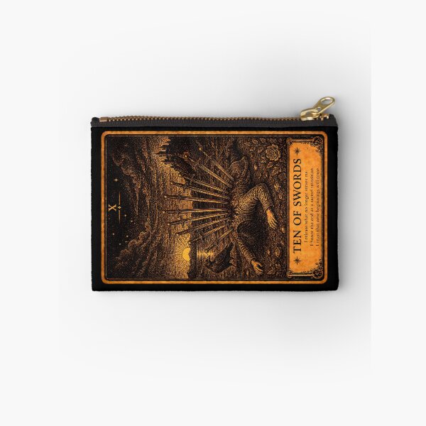 Item preview, Ten of Swords Tarot Card - Release & Transformation Art designed and sold by ArcanaAbsolute.