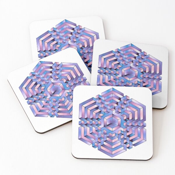 Item preview, Geometric Infinite Prism Harmony designed and sold by Anas Arts.