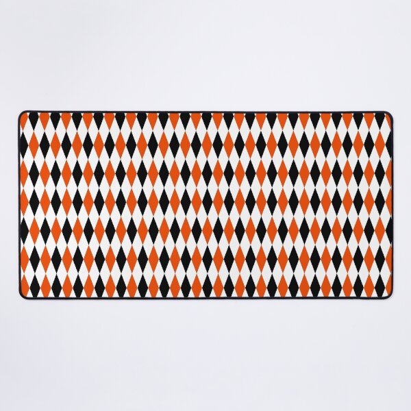 Item preview, Orange Black White Harlequin Diamonds Pattern - Light designed and sold by PatternTitan.