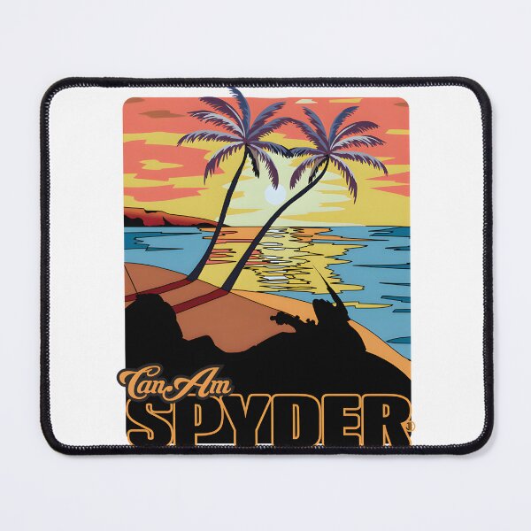 Item preview, Can-Am Spyder Motorcycle Riding into a Vibrant Sunset Landscape Design designed and sold by Nix-Axter.