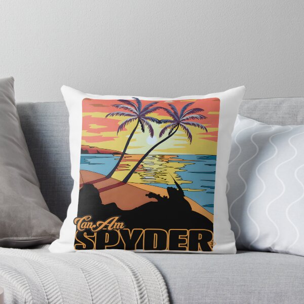 Item preview, Can-Am Spyder Motorcycle Riding into a Vibrant Sunset Landscape Design designed and sold by Nix-Axter.