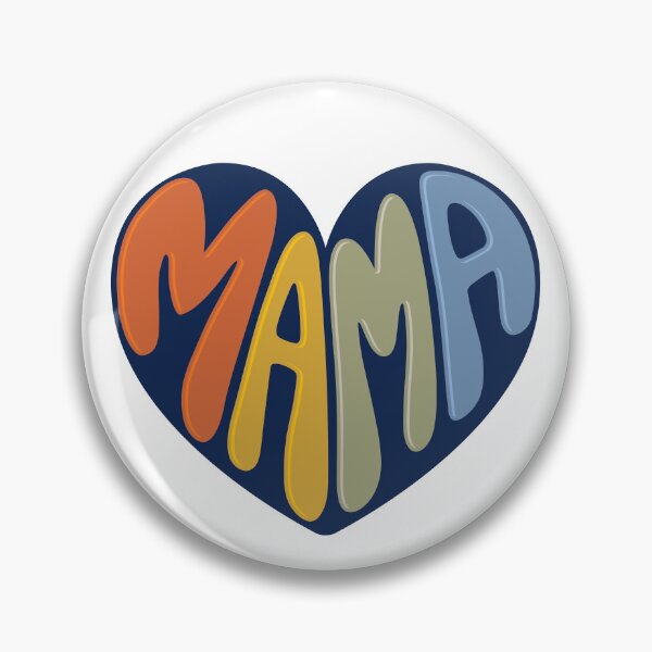 Item preview, Colourful Mama Heart with Bold Lettering designed and sold by ArthousePromos.