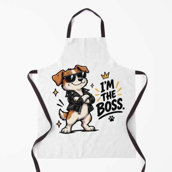Item preview, I'm the Boss Dog – Cool Dog Cartoon designed and sold by DesignGraphica.