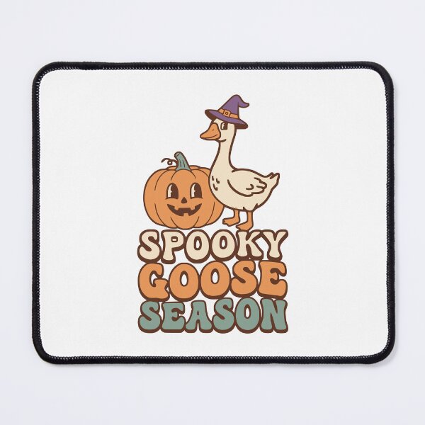 Item preview, Spooky Goose Season Funny Retro Halloween Witch Goose Pumpkin T-shirt and sticker designed and sold by Billium Halder.