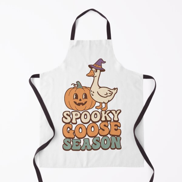Item preview, Spooky Goose Season Funny Retro Halloween Witch Goose Pumpkin T-shirt and sticker designed and sold by Billium Halder.