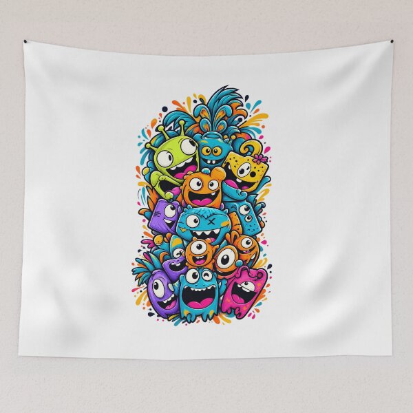 Item preview, Smiling Colorful Faces designed and sold by EMuzyk.