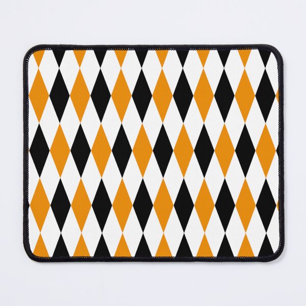 Item preview, Yellow Black White Harlequin Diamonds Pattern - Light  designed and sold by PatternTitan.
