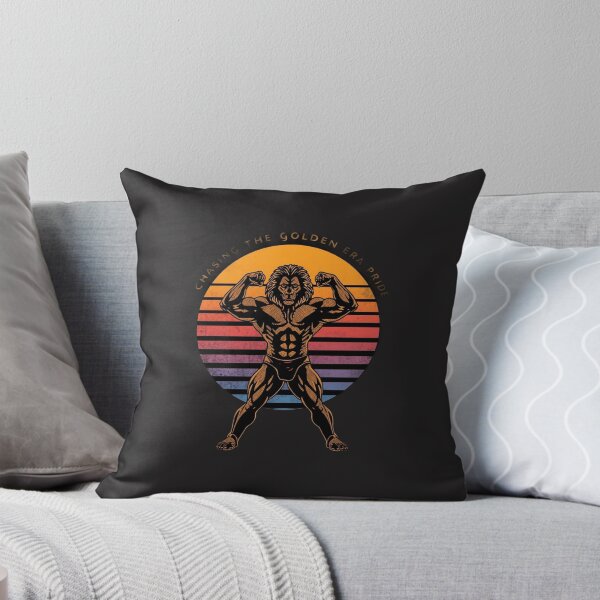 Item preview, Chasing The Golden Era Pride Vintage Bodybuilder Lion Design designed and sold by Bennie Singh.