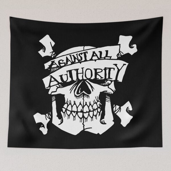 Item preview, Skull Silhouette Style Hardcore Punk Music Group designed and sold by JamesCusick.