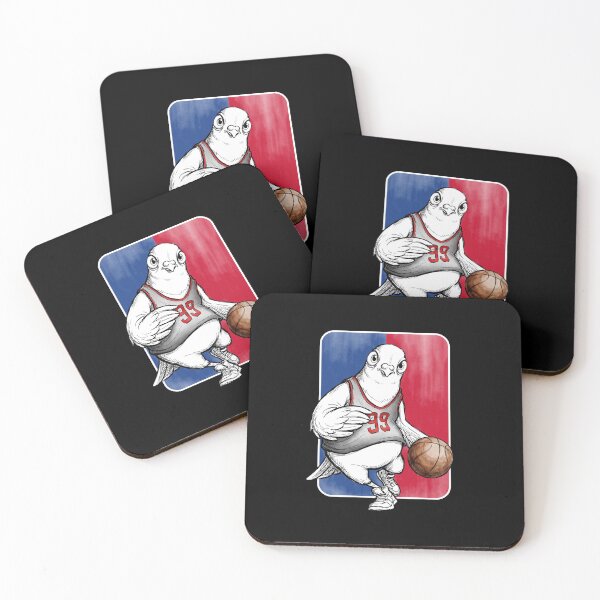 Item preview, Fine de Claire - Basketball Player Pigeon NBA Logo Style designed and sold by LiapkaShaped.