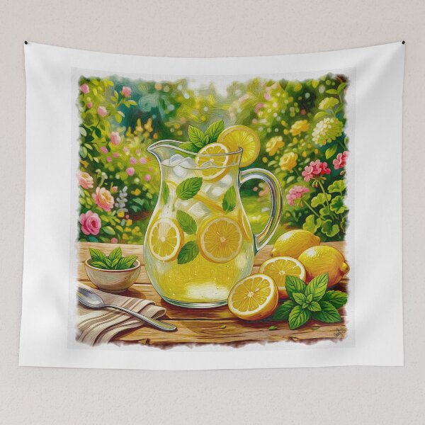 Item preview, Lemon Garden Refreshment designed and sold by Anas Arts.