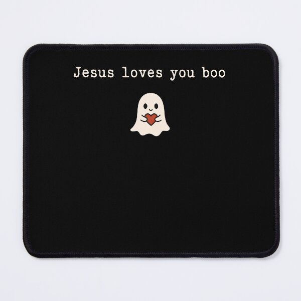 Item preview, Jesus Loves You Boo Ghost Christian Halloween designed and sold by cerima.