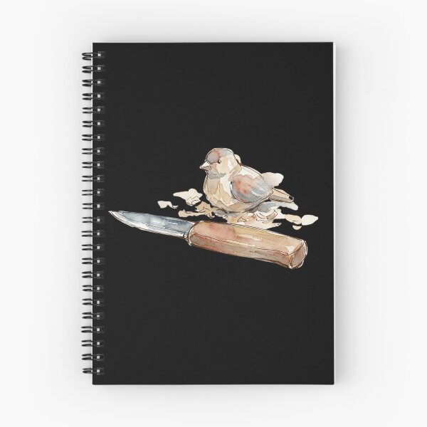 Item preview, Cute Sparrow Holding A Pocket Knife Watercolor Art designed and sold by bvdesignart.