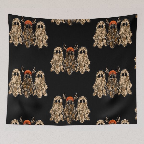 Item preview, Camouflage Ghost Trio with Antlers Hunting Hat Halloween designed and sold by RDGNR.