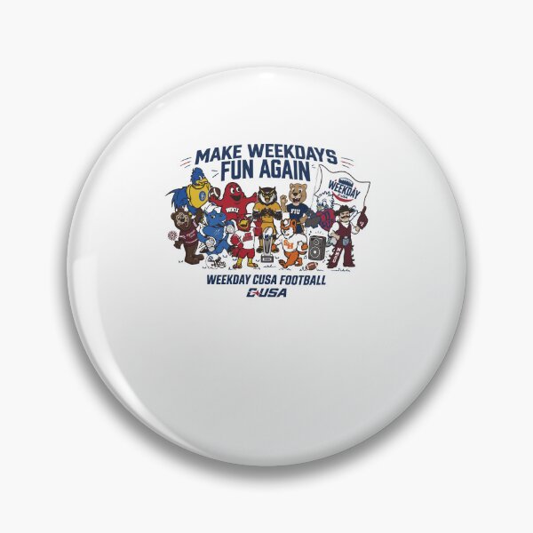 Item preview, Make Weekdays Fun Again CUSA College Football Mascots designed and sold by thefirstbroo.