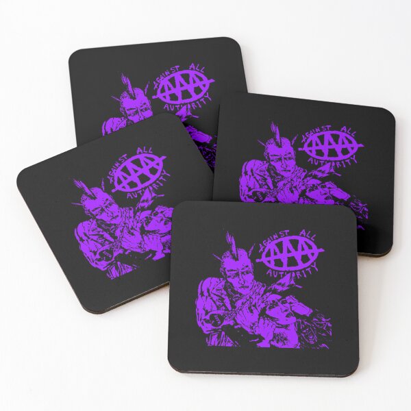 Item preview, Purpel Silhouette Style Punk Rock Music Group designed and sold by JamesCusick.