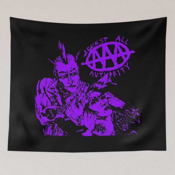 Item preview, Purpel Silhouette Style Punk Rock Music Group designed and sold by JamesCusick.