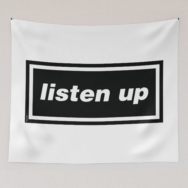 Item preview, listen up - Oasis Reunion Gallagher 90s Band Artwork designed and sold by DCS Designs.