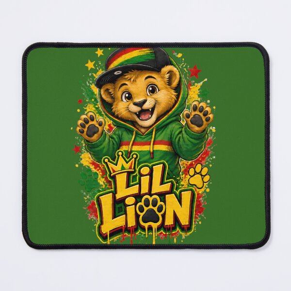 Item preview, Lil Lion Reggae Vibe Cute Rastafari King Crown Art designed and sold by digitalbob60.