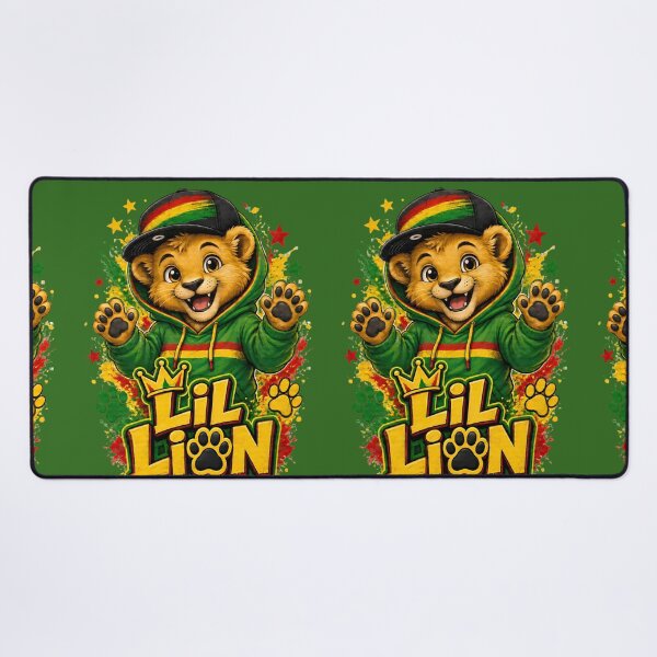 Item preview, Lil Lion Reggae Vibe Cute Rastafari King Crown Art designed and sold by digitalbob60.