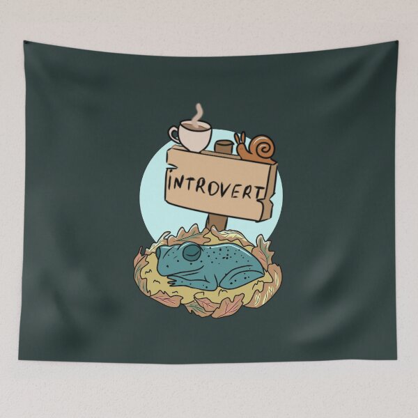 Item preview, Frog Introvert Cottagecore Toad Cozy Autumn Fall designed and sold by LeshanArt.