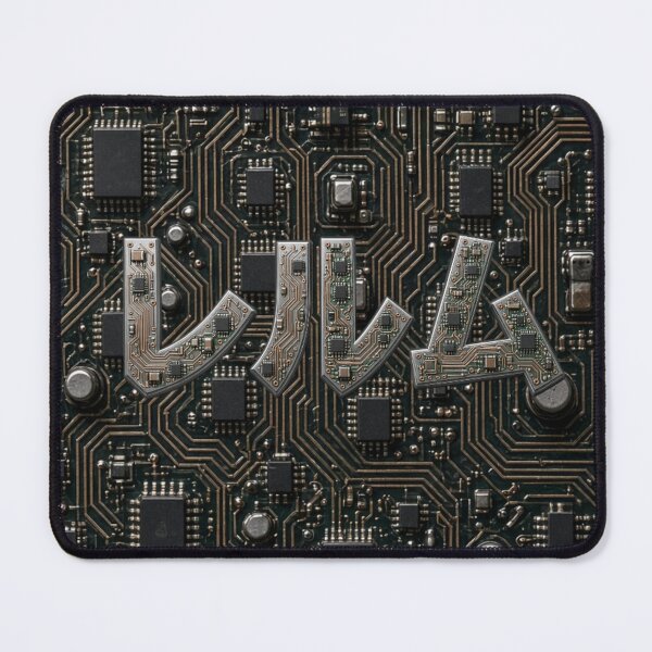 Item preview, REALM PCB Cybercore — Katakana Circuitboard Design designed and sold by dragon580 // Waaa… the killer shark ran away.