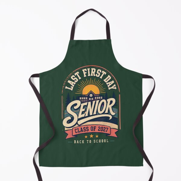 Item preview, Last First Day Senior 2027 ®, Class of 2027 Back to School Oversized T-Shirt designed and sold by BoomerAndCo.