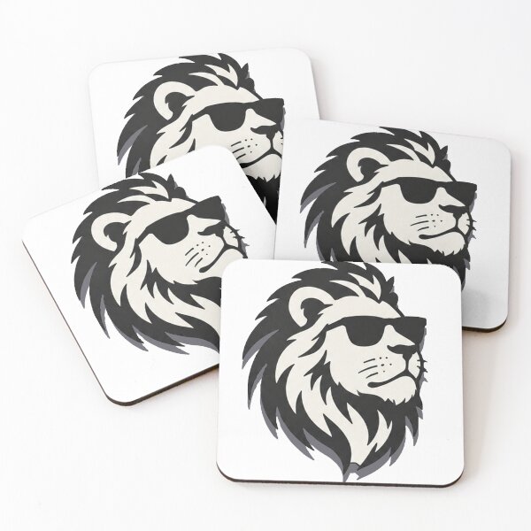 Item preview, Stylish Lion Wearing Sunglasses in the Sun designed and sold by Ach&Koor.