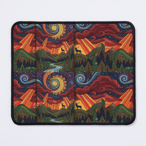 Item preview, Solar Eclipse Over Mountain Pines designed and sold by archisign.