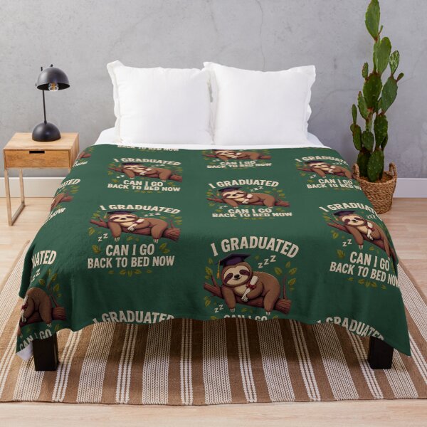 Item preview, Funny Sloth Graduation Oversized T-Shirt designed and sold by BoomerAndCo.
